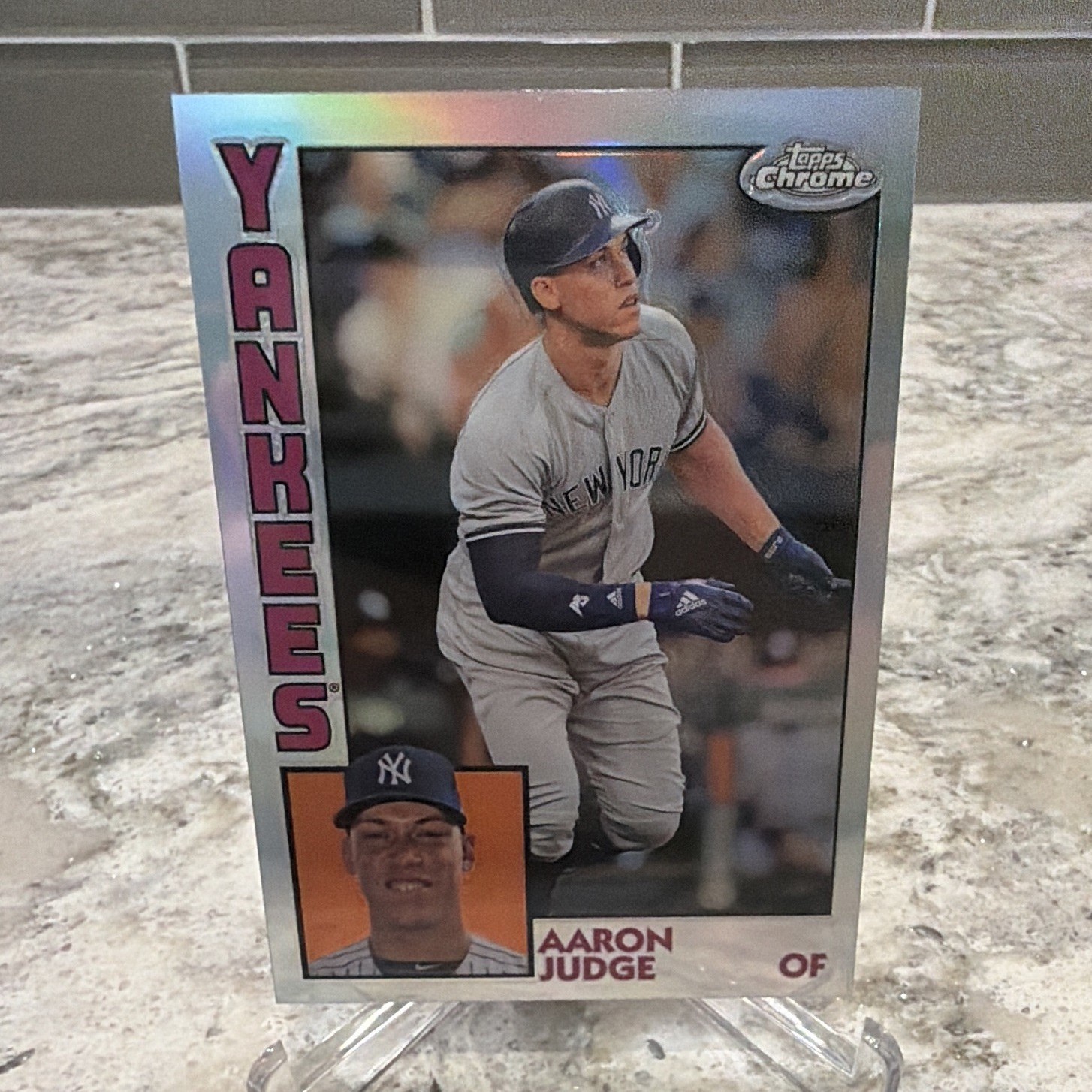 Topps 2019 Topps Chrome 1984 Topps Insert Aaron Judge Yankees #84TC-1