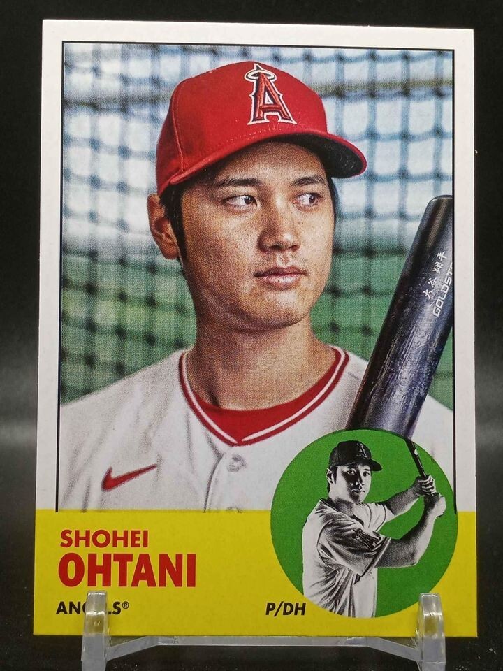 Shohei Ohtani 2022 Topps Archives 1963 Retro Throwback Los Angeles Angels