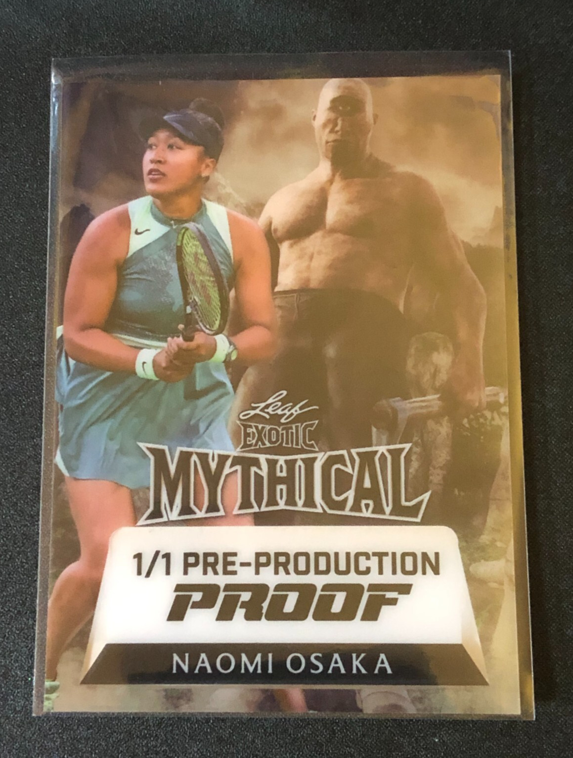 2024 Leaf Exotic NAOMI OSAKA Mythical CYCLOPS Proof #1/1 WTA Tennis 🎾 JAPAN