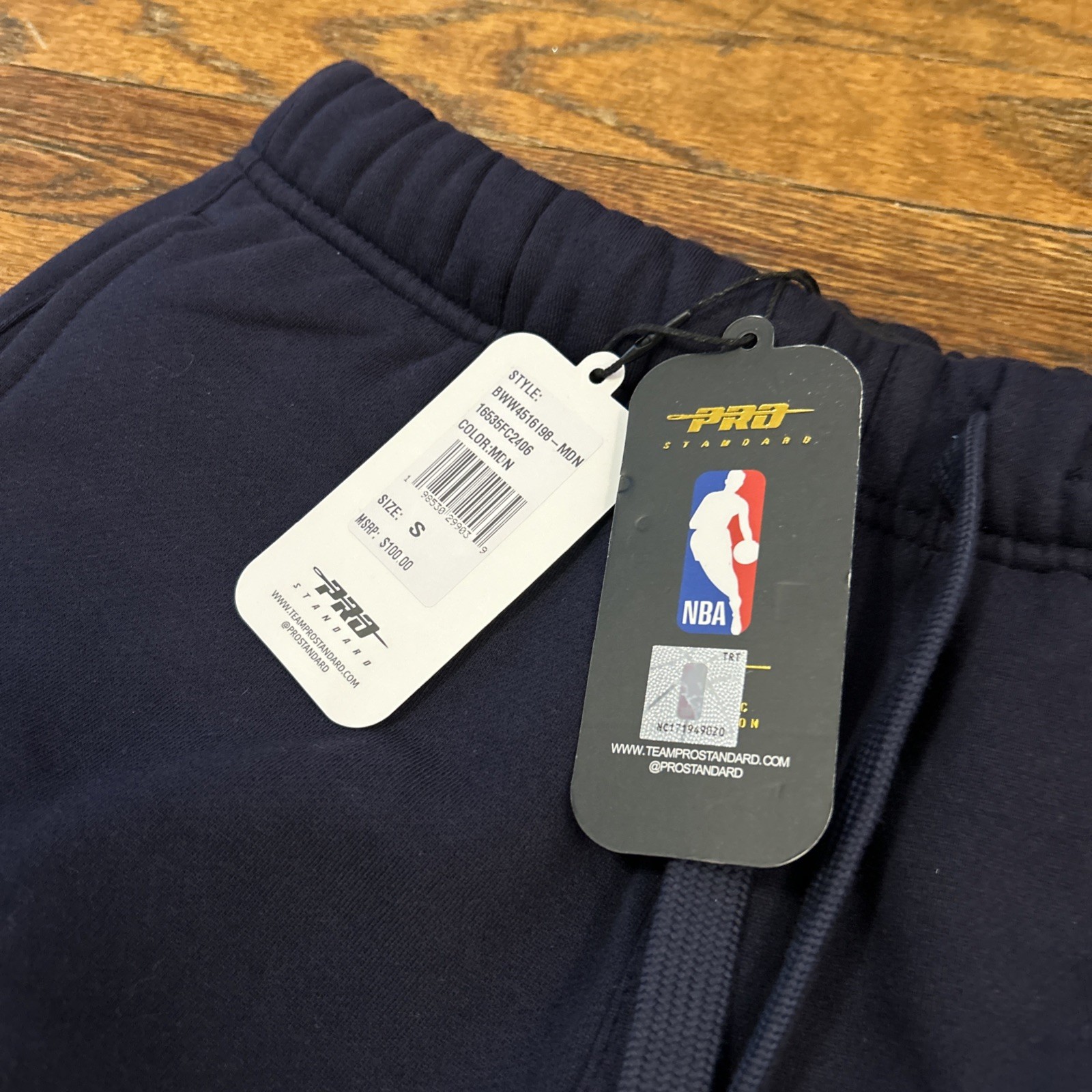 Pro Standard NBA Washington Wizards Basketball Logo Sweatpant Size Small