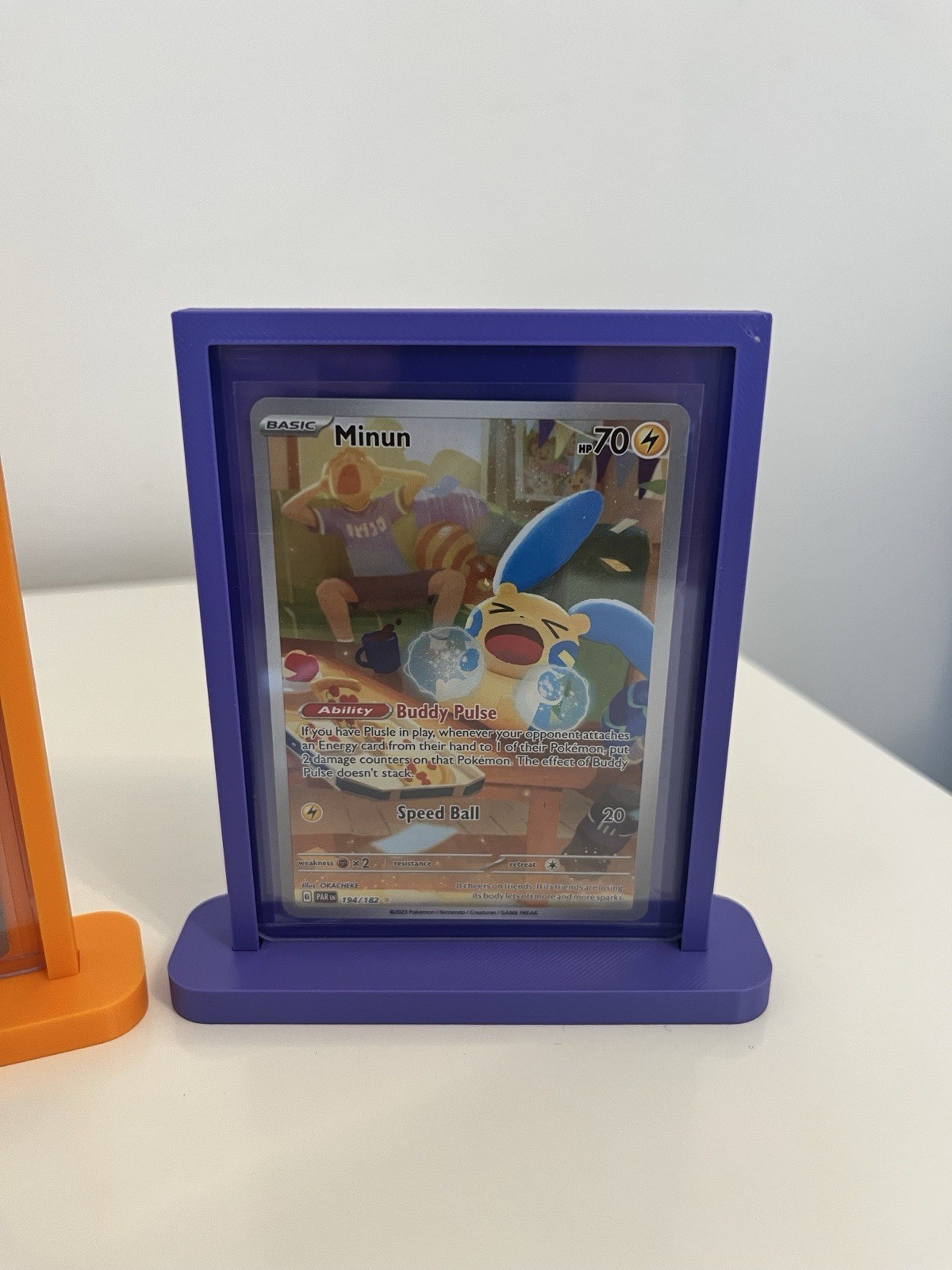 Top Loader Card Display Stand for TCG & Sports Cards – SET of 3 – Multiple Color