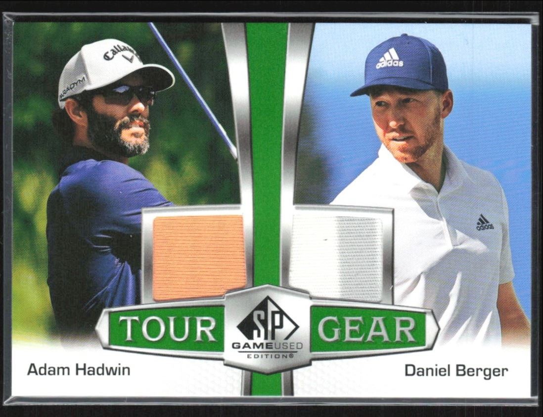 Adam :Hadwin Daniel Berger 2024 SP Game Used Tour Gear Shirt #TG2-BH