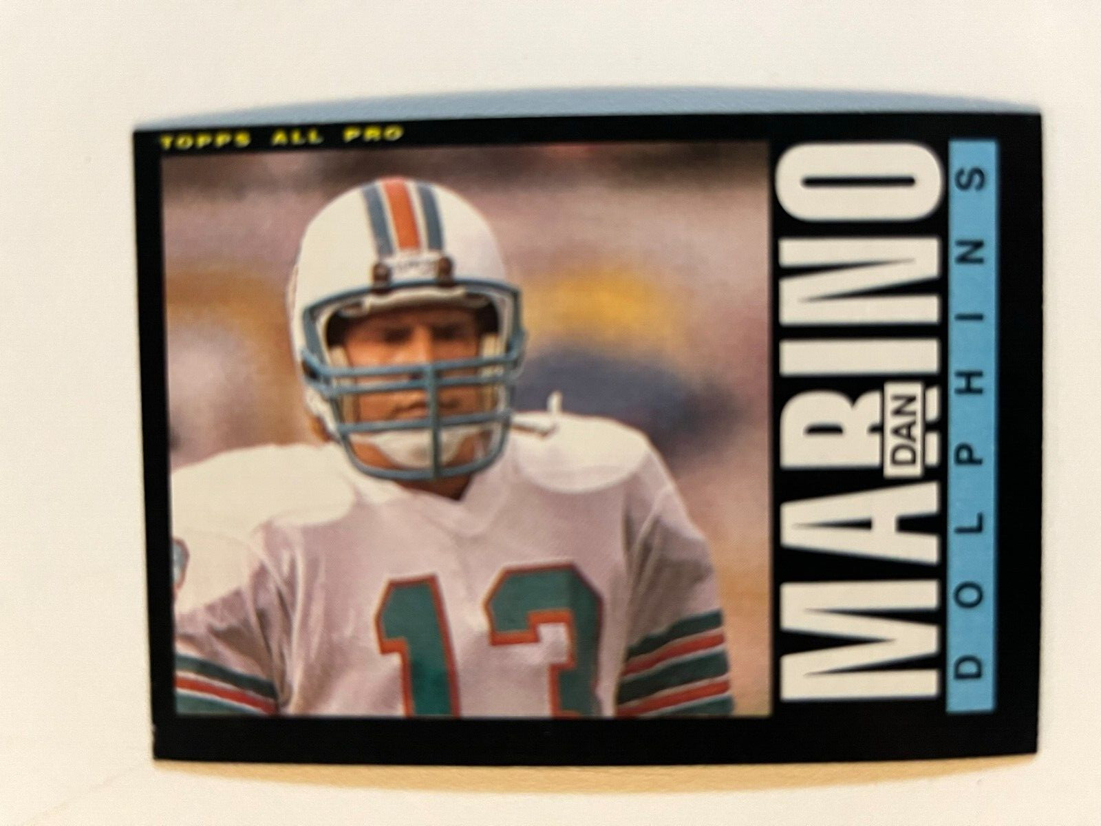 1985 Topps Football DAN MARINO 2nd Year #314 Nice Clean Black Border