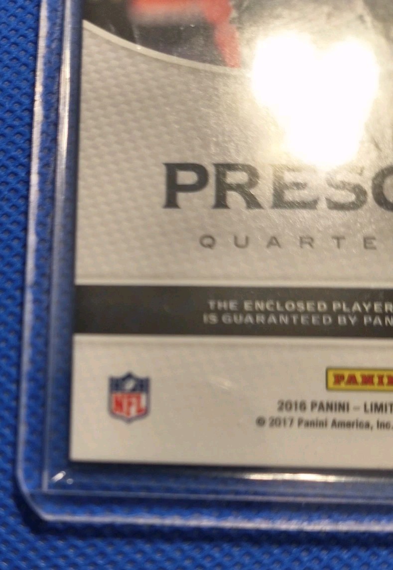 2016 Panini Limited – Star Factor Swatches Dak Prescott #37 /125 (MEM, RC)