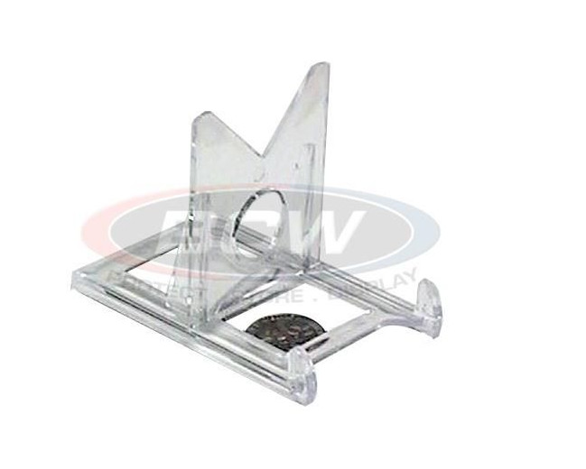 5 Pack – BCW 2-Piece Clear Adjustable Card Stands – Displays Sport Cards