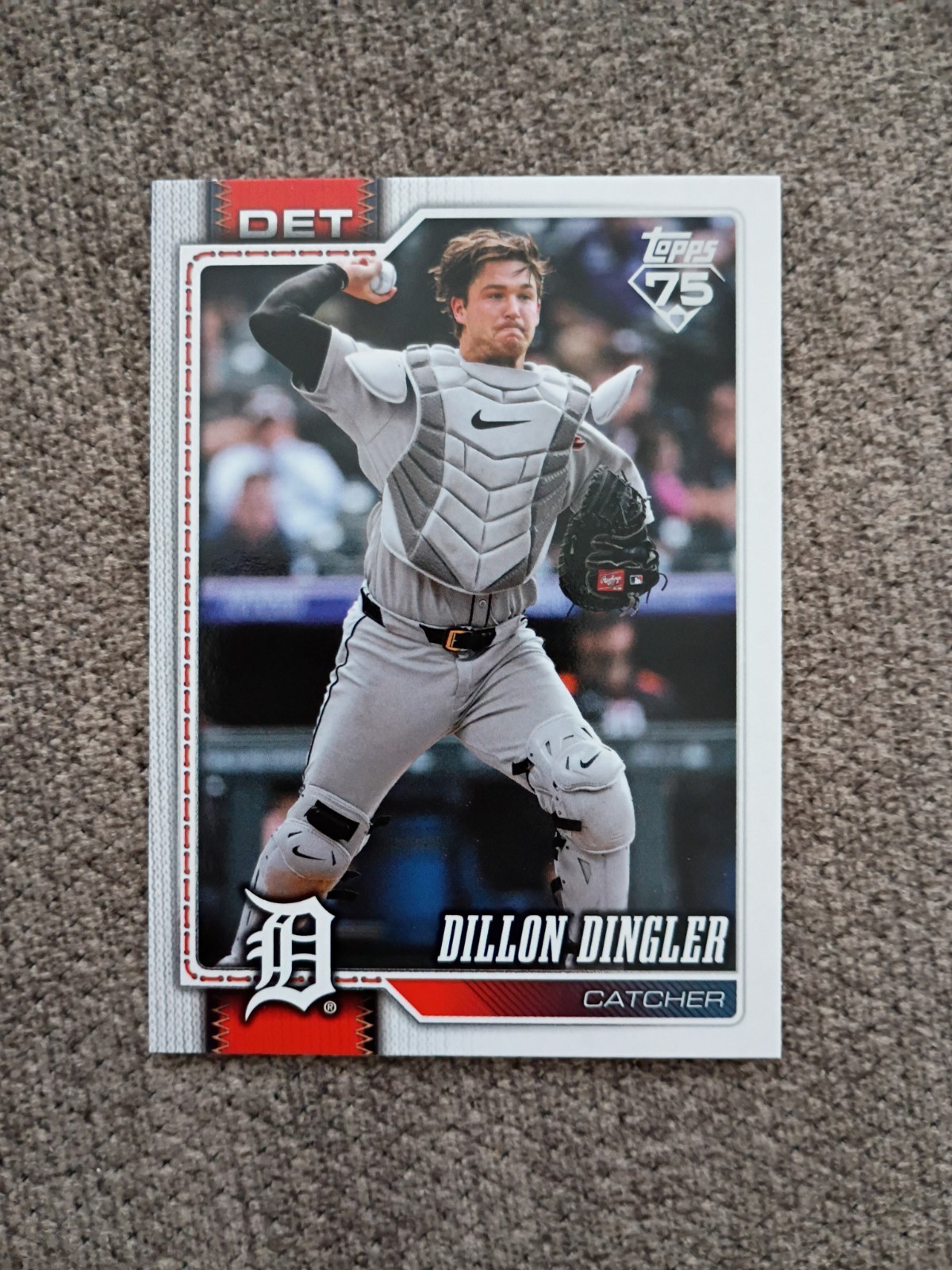 Dillon Dingler Topps Series 2 Base #351 Detroit Tigers