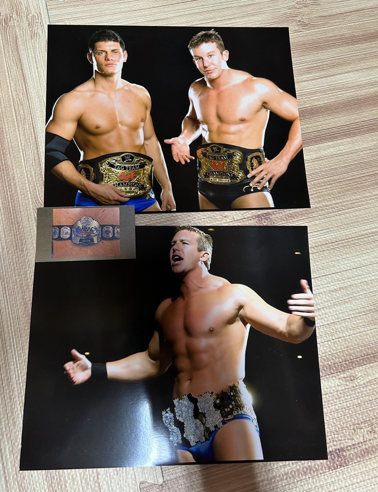 Cody Rhodes, Ted DiBiase Jr. 8×10 Photo lot WWE Wrestling WWF RP FCW