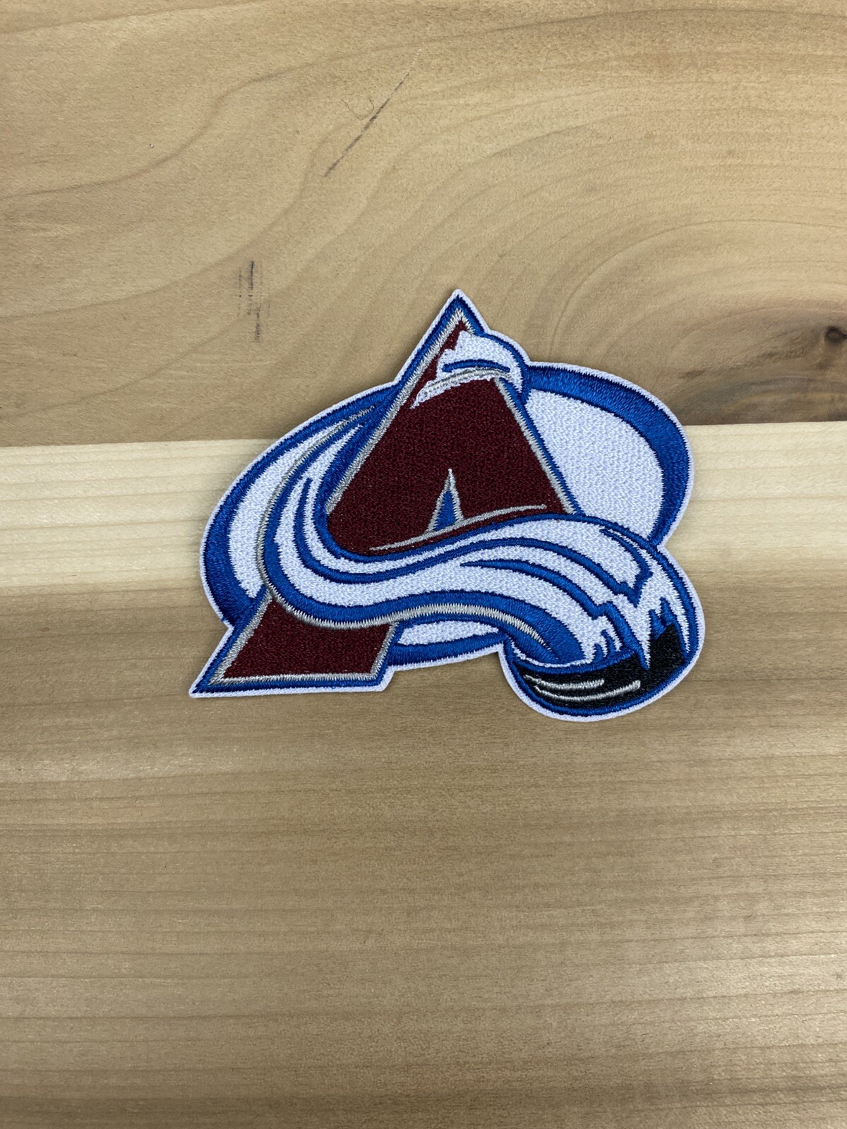 COLORADO AVALANCHE EMBROIDERED IRON ON PATCH 2.50” X 3.00”
