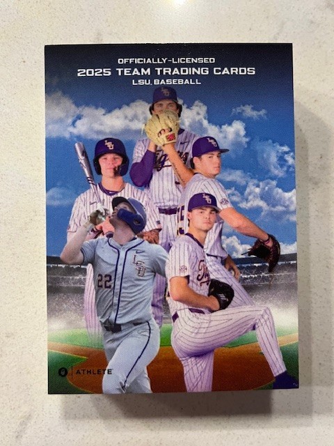 2025 Onit LSU Tigers Baseball *PICK YOUR PLAYER Base/Insert Card*