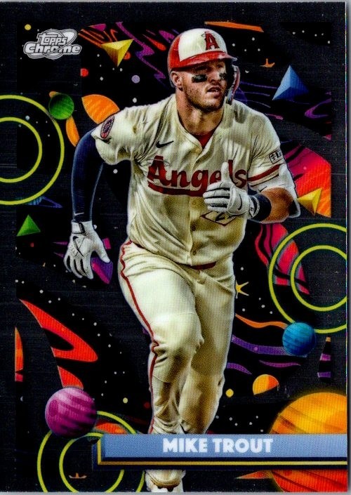 2025 Topps Cosmic Chrome Mike Trout #188 Angels Base Card