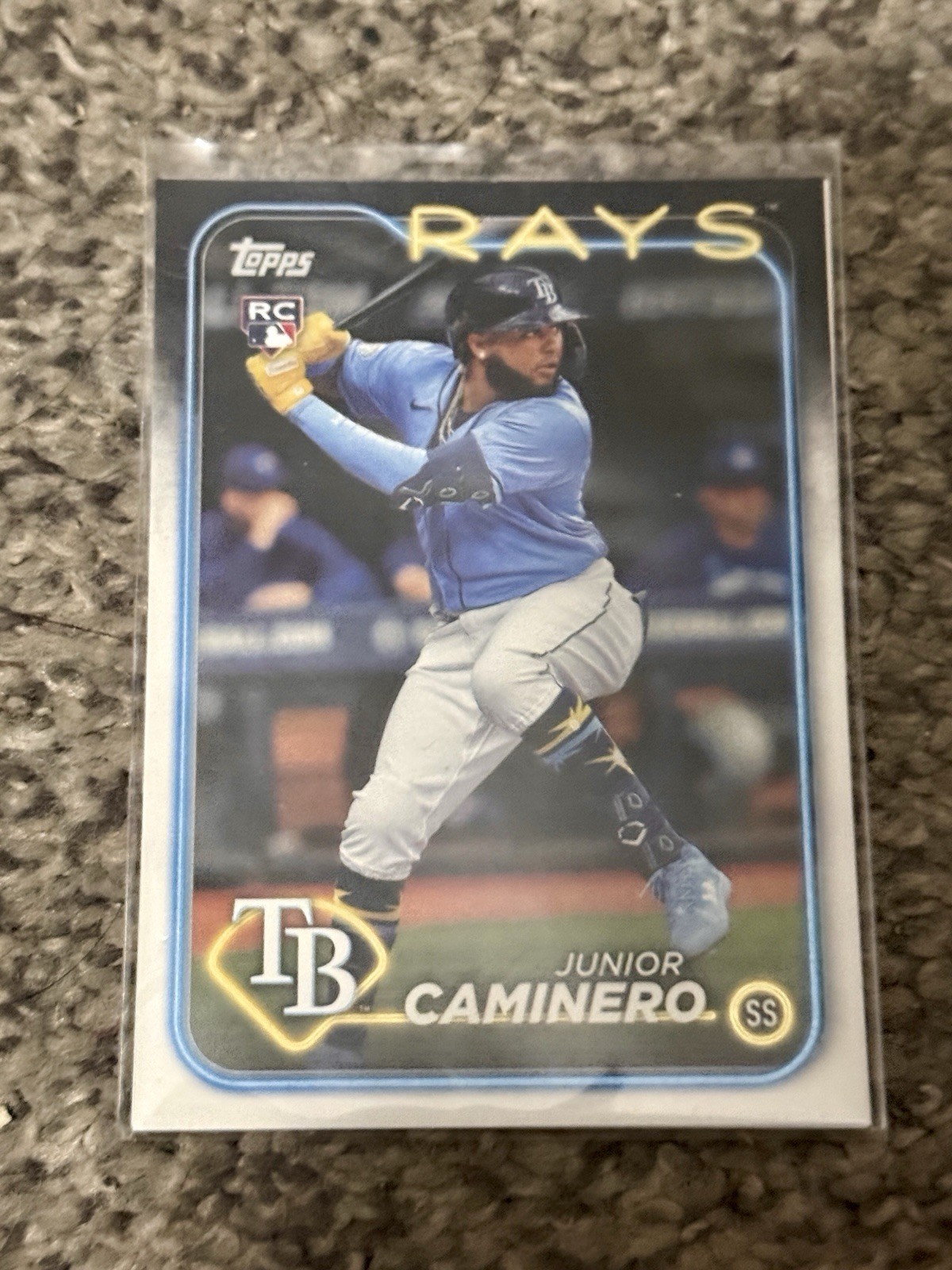 2024 Topps Series 2 – Junior Caminero #628 (RC) Tampa Bay Rays Rookie Base Card