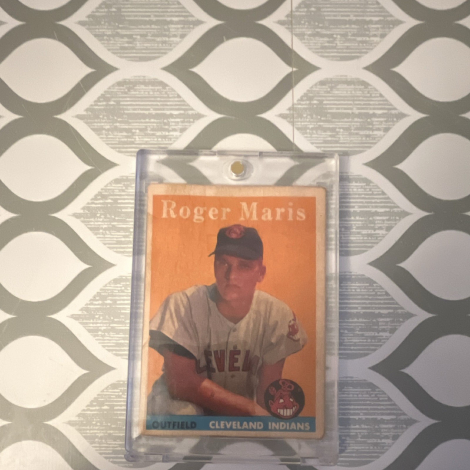 Topps 1958 Topps Roger Maris Cleveland Indians MLB Baseball Card #47 Vintage