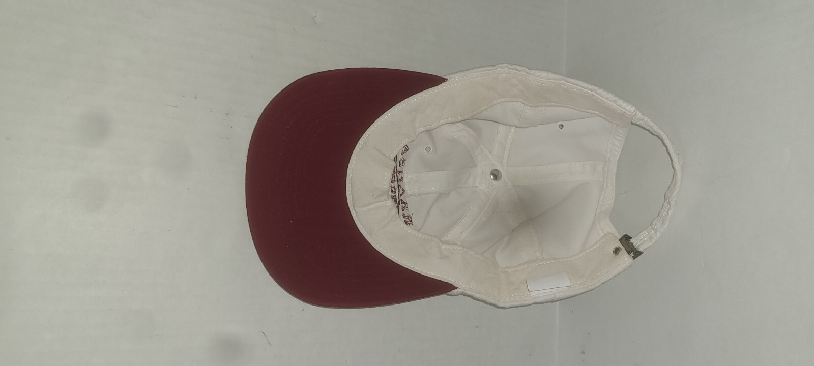 Arkansas Razorbacks Hat Adjustable Strapback White By University Square