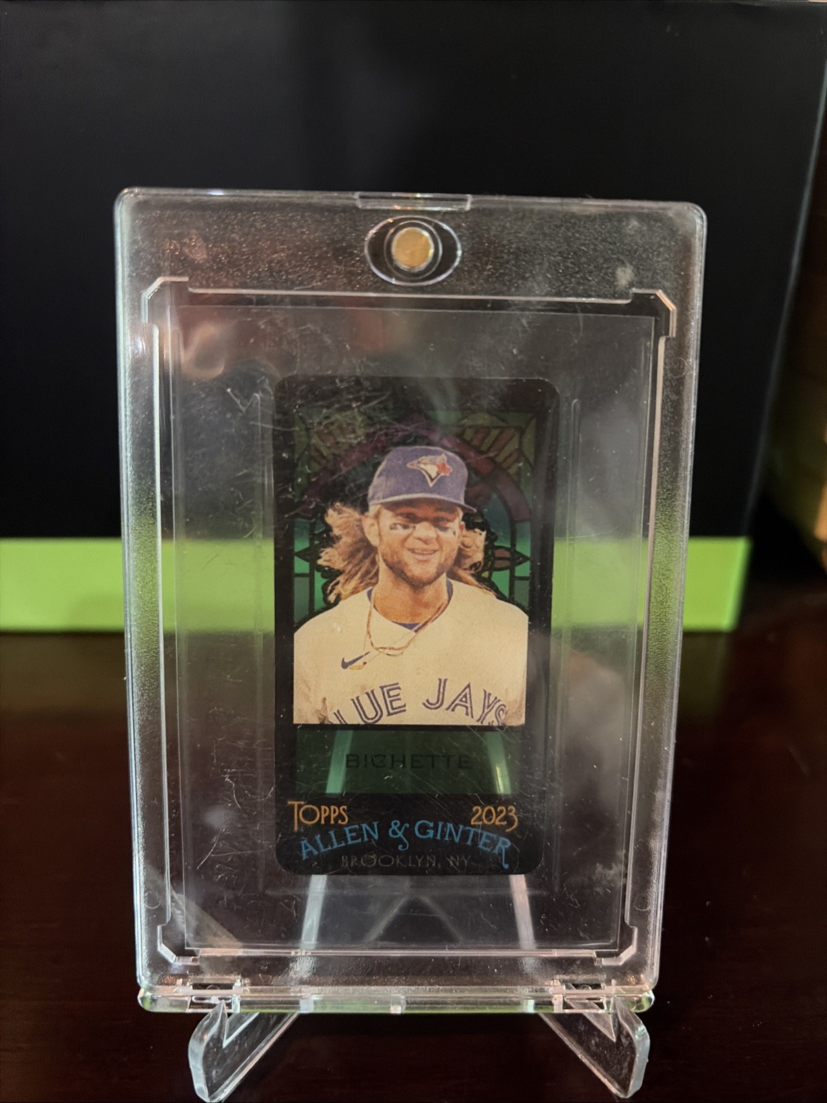 2023 TOPPS ALLEN & GINTER MINI STAINED GLASS Bo Bichette #376 INSERT RARE SP