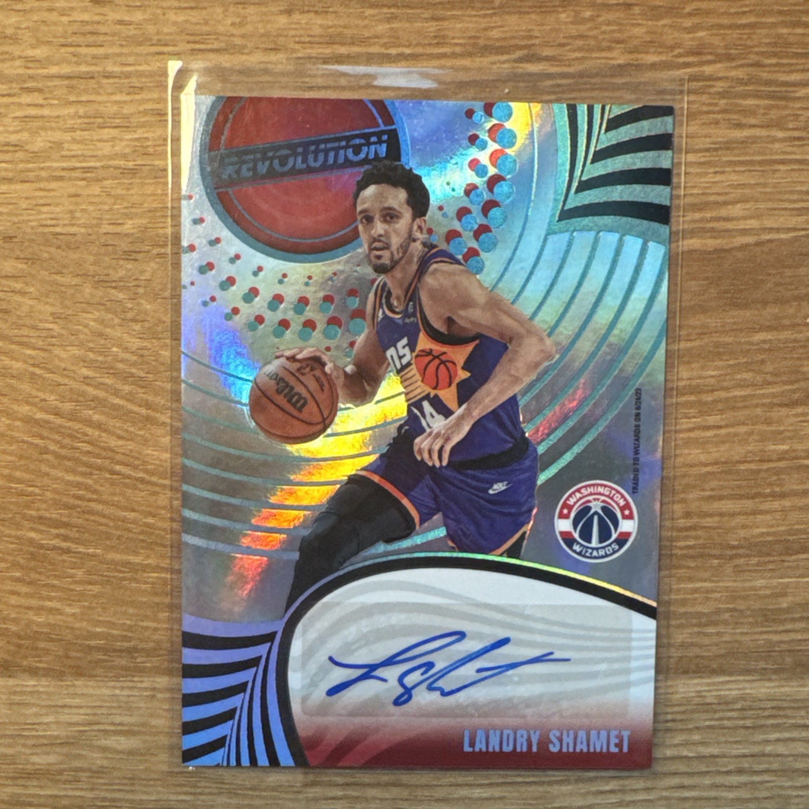 2023-24 Panini Revolution Landry Shamet Auto Infinite /25 Auto CHAMP KNICKS SSP