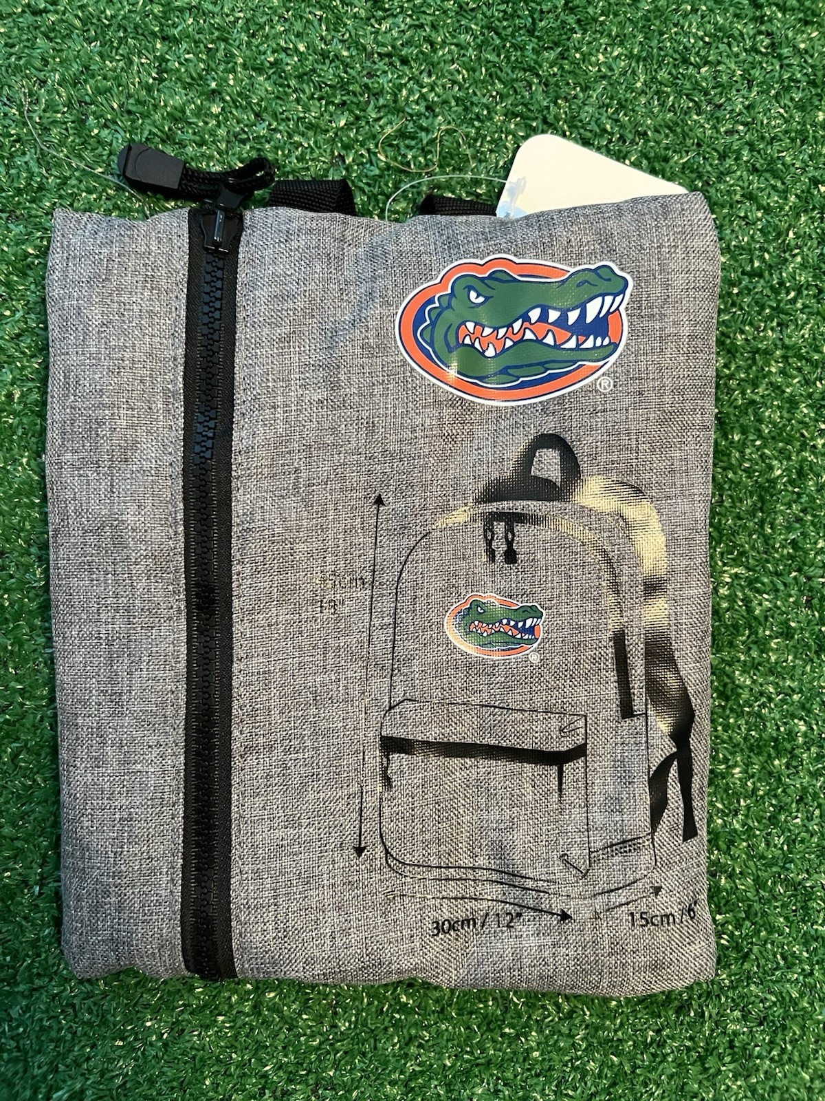 NCAA Florida Gators Backpack, NEW Compact Carry Bag Holds A Full Backpack.