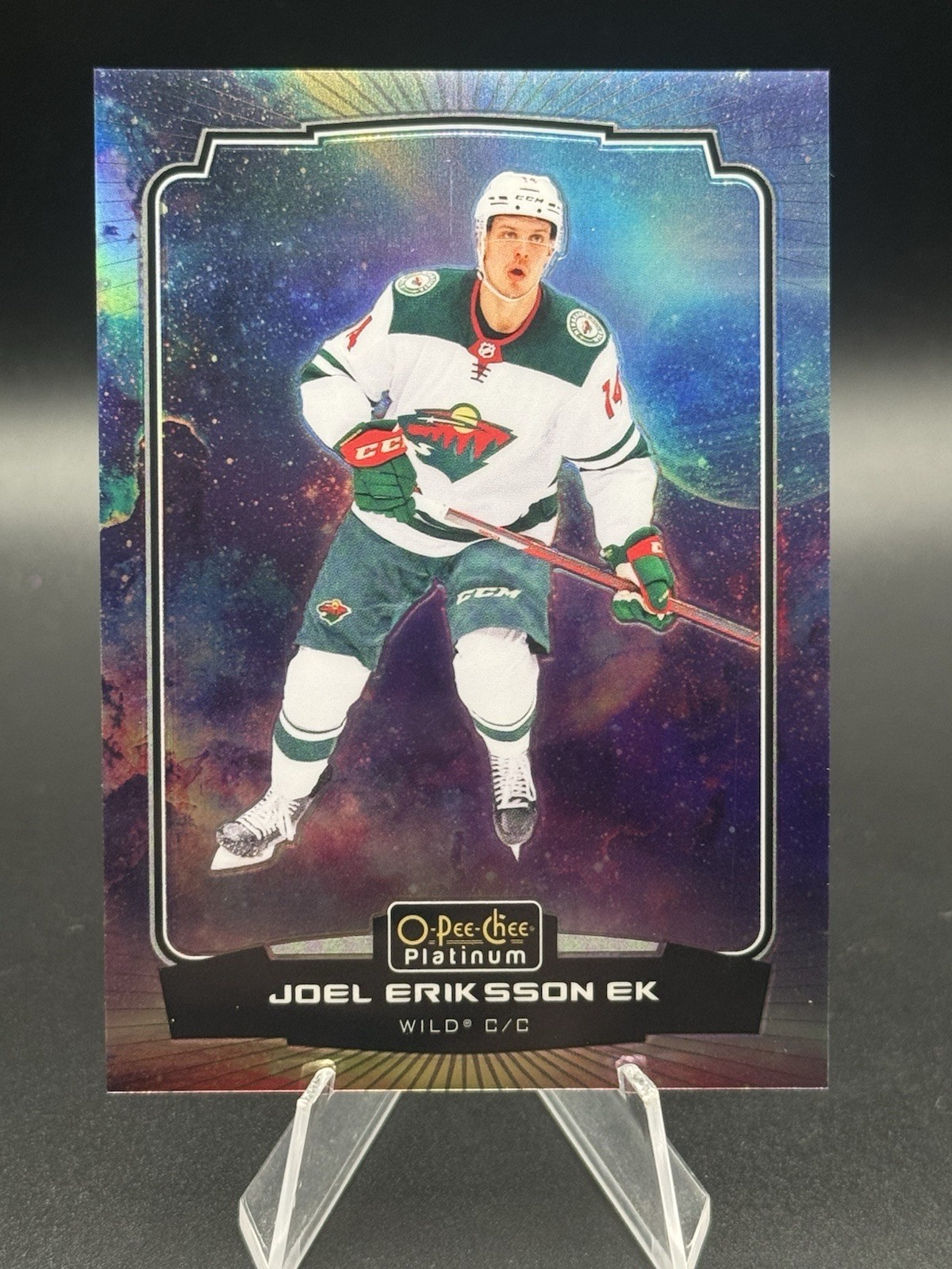 2022-23 O-Pee-Chee Platinum #170 Joel Eriksson Ek Cosmic /65