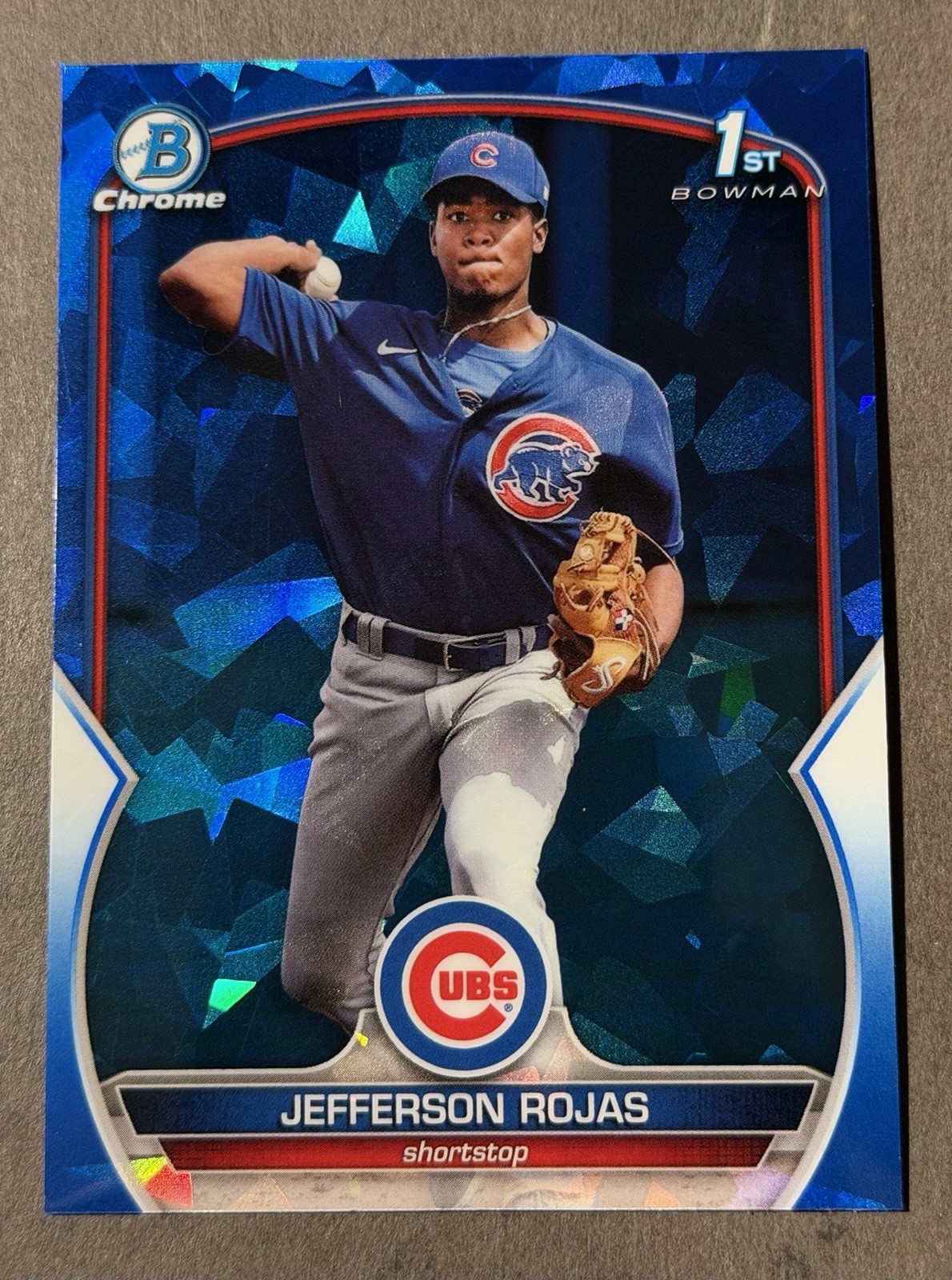 2023 Bowman Sapphire Jefferson Rojas #BCP-70 1st Bowman Chrome Chicago Cubs