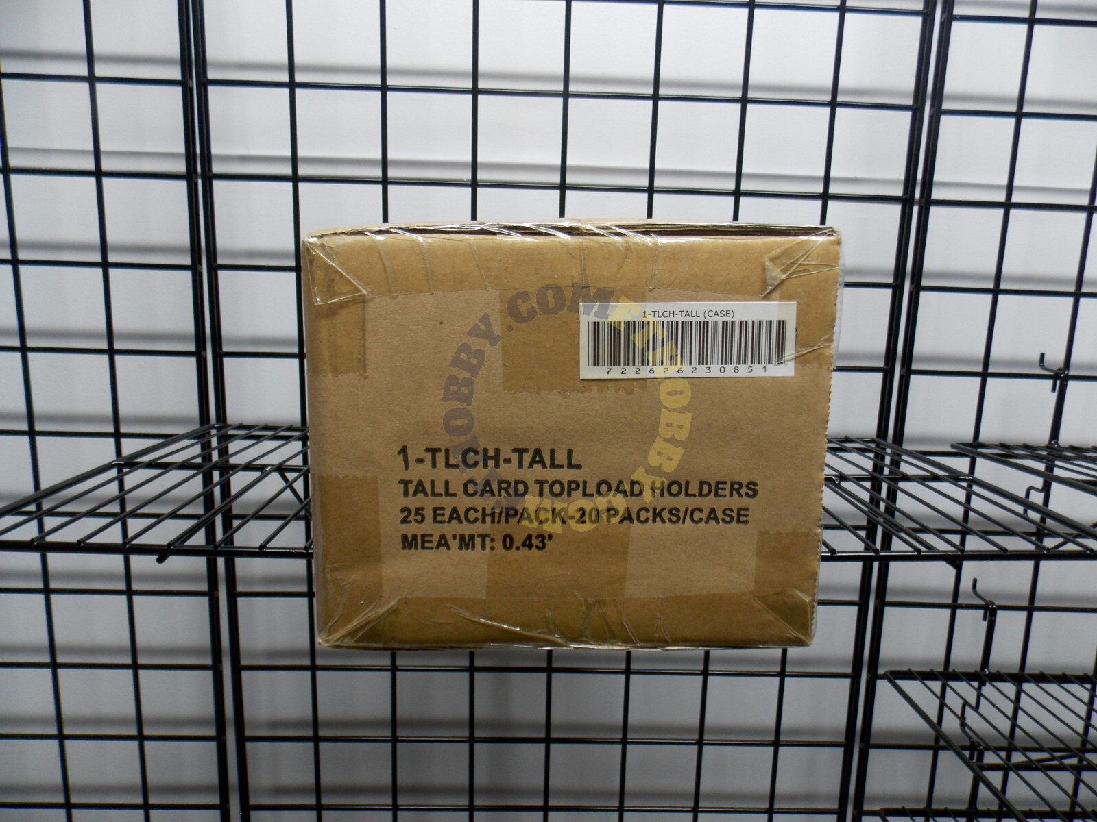 1 Case (500) BCW 3″ X 5″ Tall Card Topload Holder Gameday Widevision 1TLCHTALL