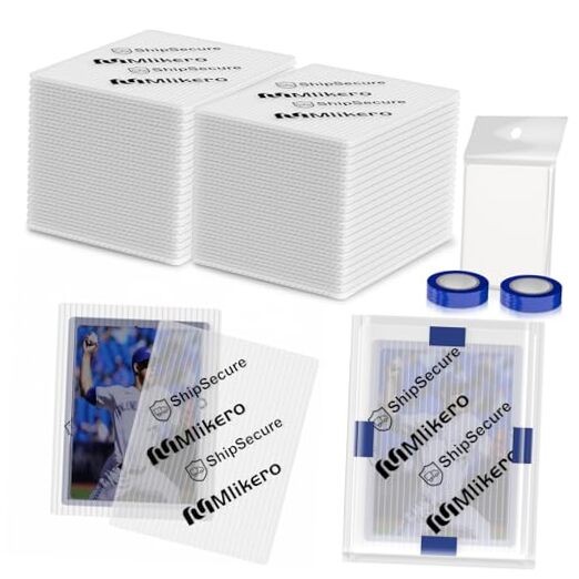 120 Pack Trading Card Shipping 3.5″ x 4.5″ – Standard White-120 Pack