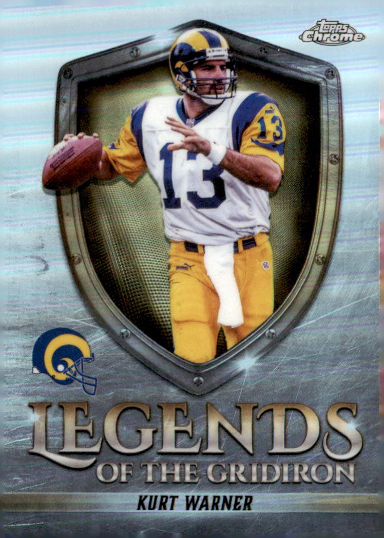 2025 Topps Chrome #LOG-1 Kurt Warner Legends of the Gridiron Refractor