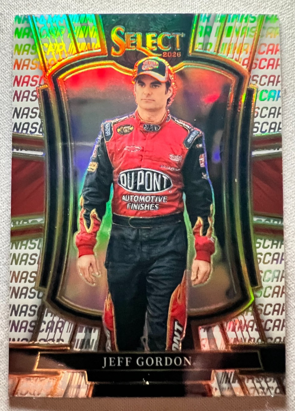 2026 Panini Select JEFF GORDON Trackside Silver NASCAR Logo Prizm SP -Card #296