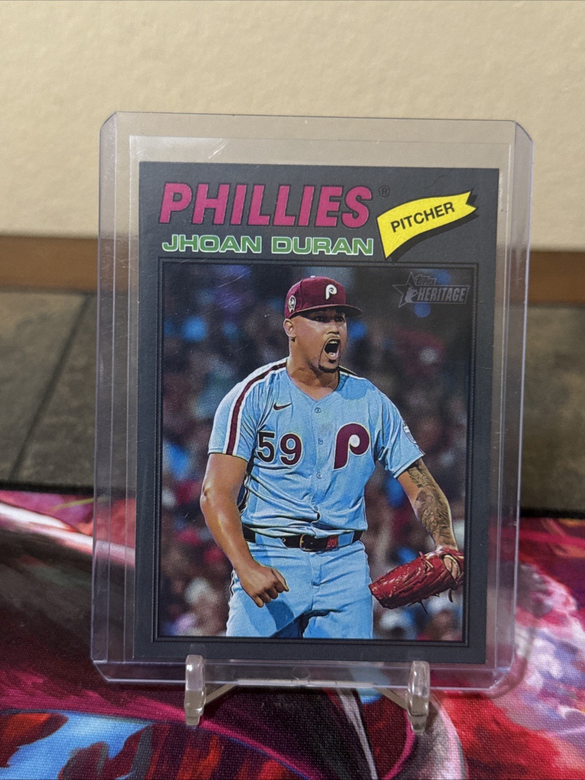 2026 Topps Heritage Dark Grey Border SP Jhoan Duran #14