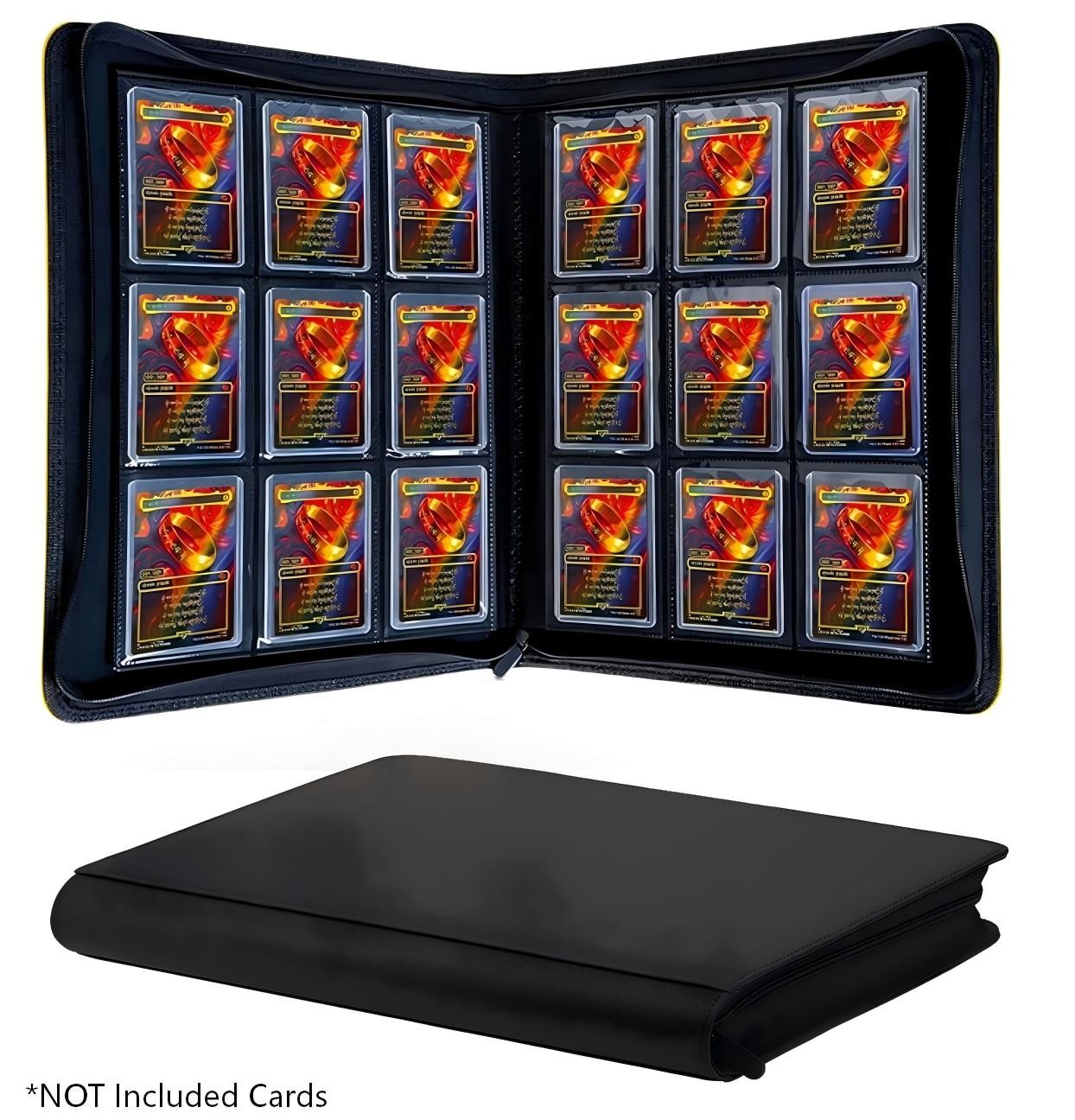 Toploader Binder Holds 288 Toploaders 9 Pocket Top Loader Binders with Sleeves