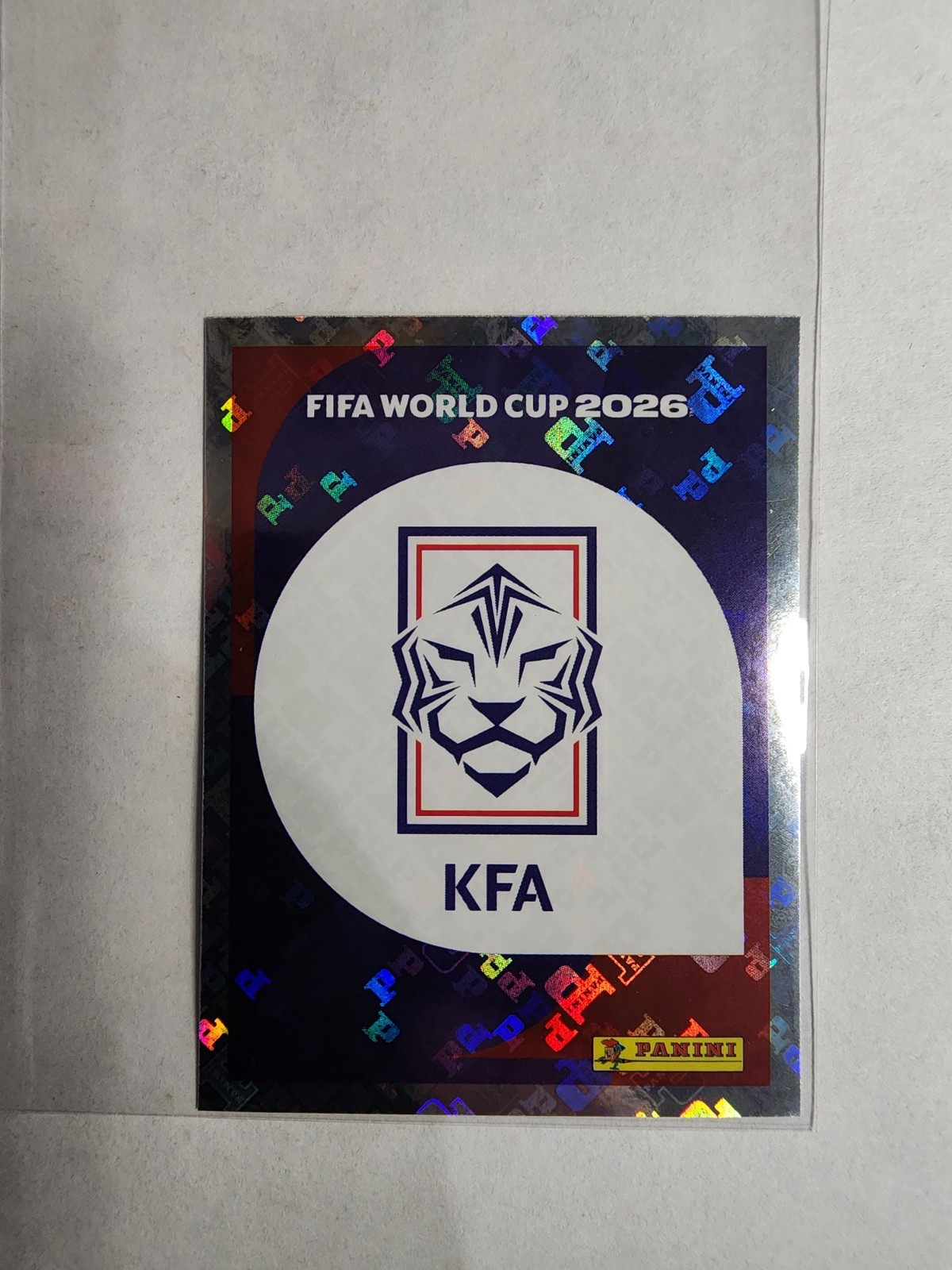 2026 Panini Fifa World Cup 26 – South Korea #KOR 1 – Team Logo Foil Sticker