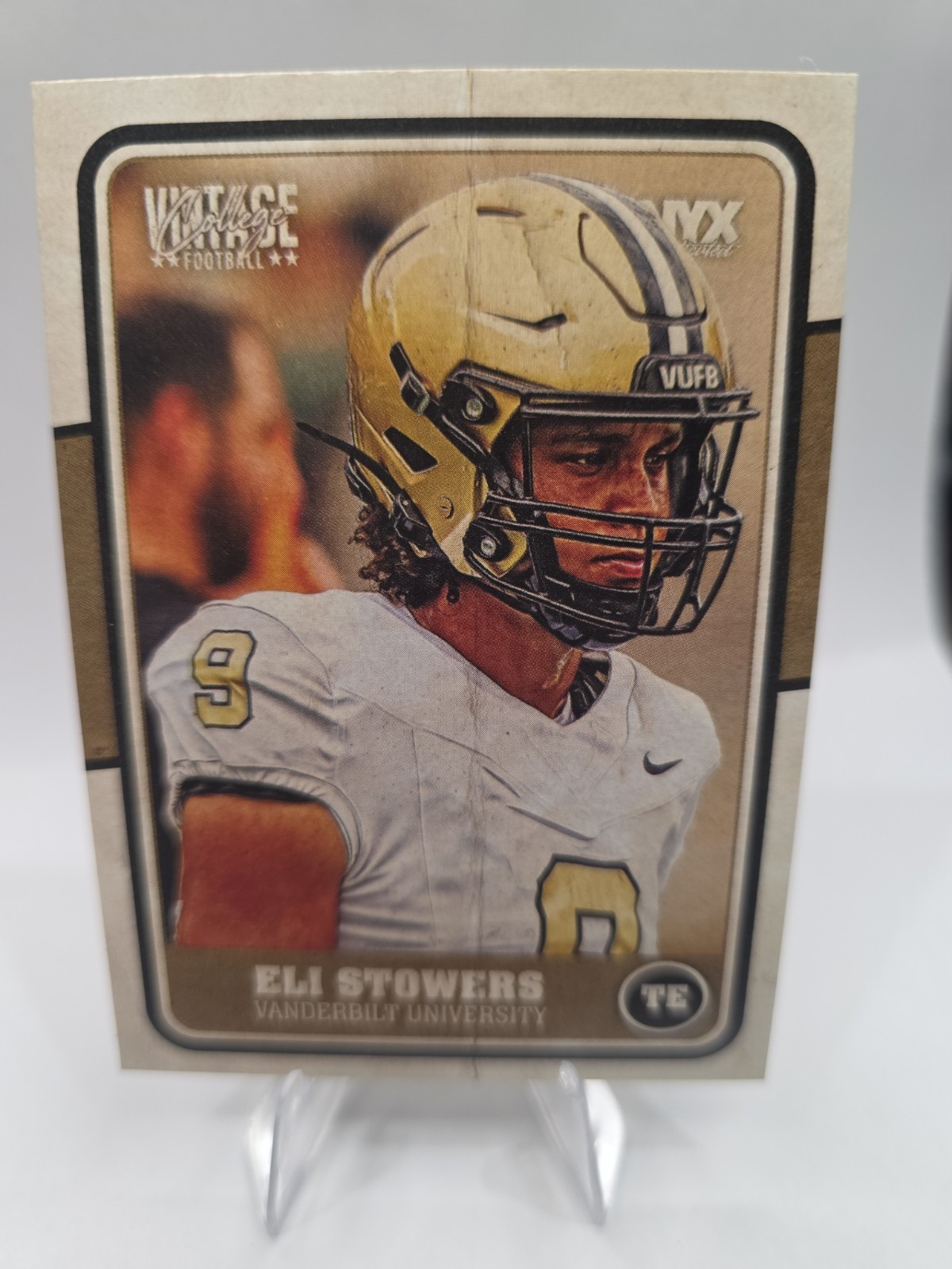 ELI STOWERS RC 2025 Onyx Vintage Pre-Rookie NCAA Vanderbilt