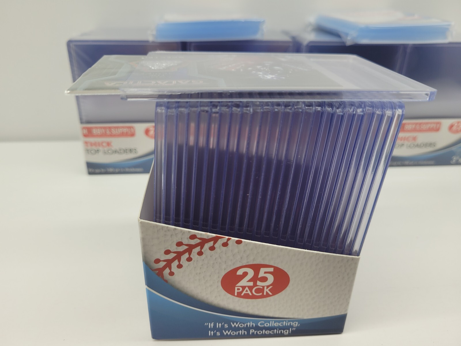 100 Thick Top Loader 100 point 2.5mm Card Holder 3×4 inch and 200 Soft Sleeves