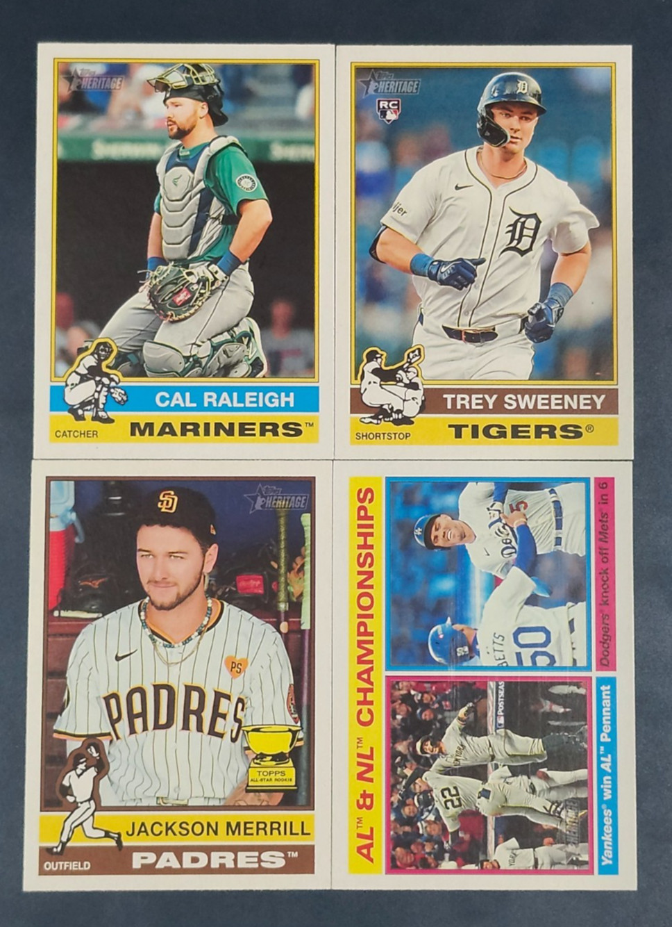 2025 Topps Heritage SHORT PRINTS 401-500 with Rookies You Pick the Card