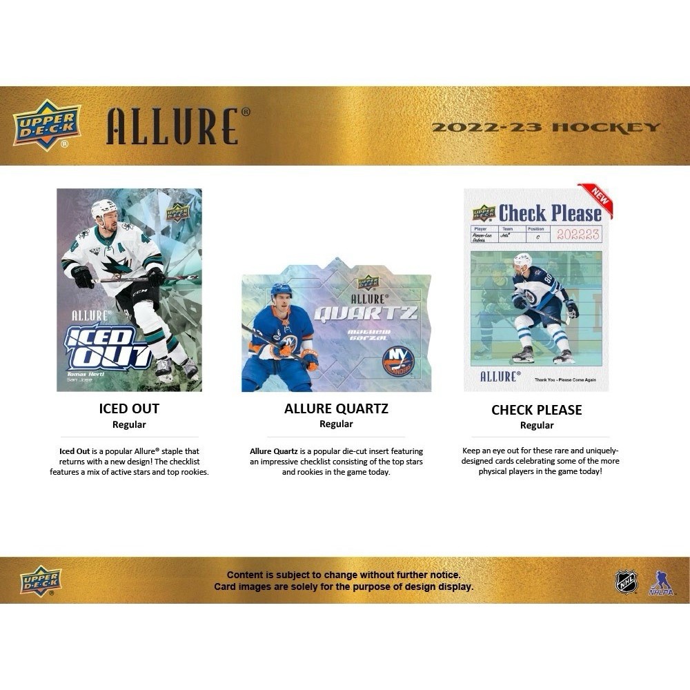 2022-23 Upper Deck Allure Hockey Blaster Box FACTORY SEALED