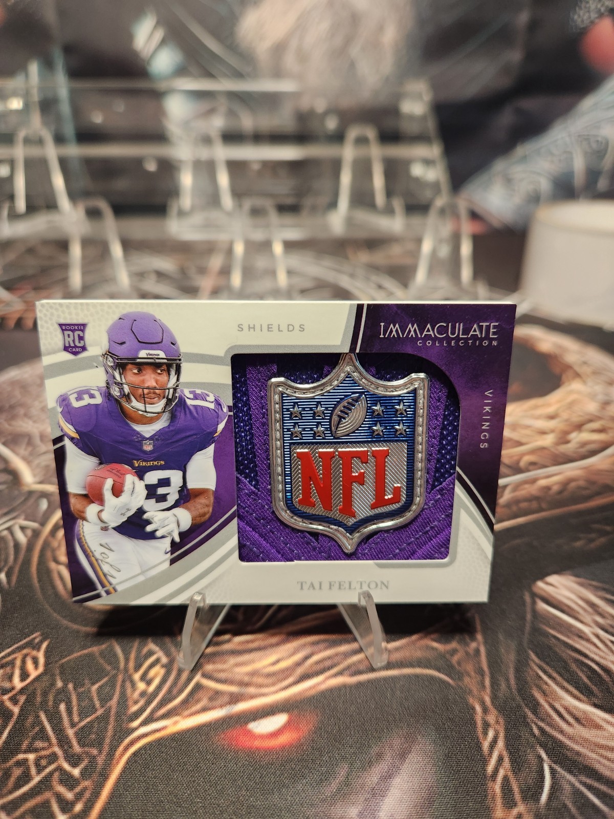 2025 Panini Immaculate Tai Felton Rookie NFL Shield 1/1 Minnesota Vikings 1 of 1