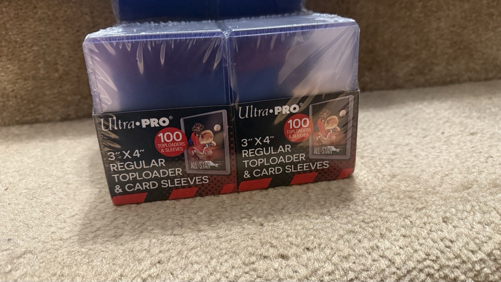 Ultra PRO 270 Count Regular 3×4 Toploaders & Soft Sleeve Protector Card Bundle