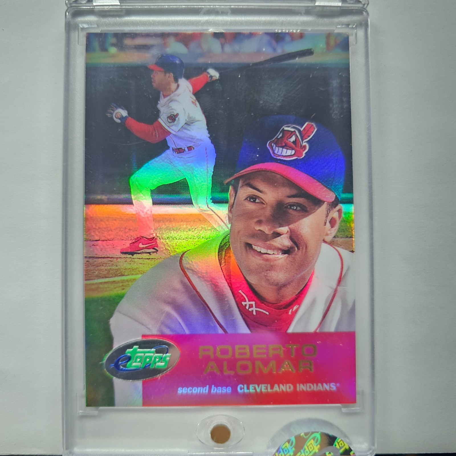 2001 etopps #30 Roberto Alomar Cleveland Indians Low Print Run 448