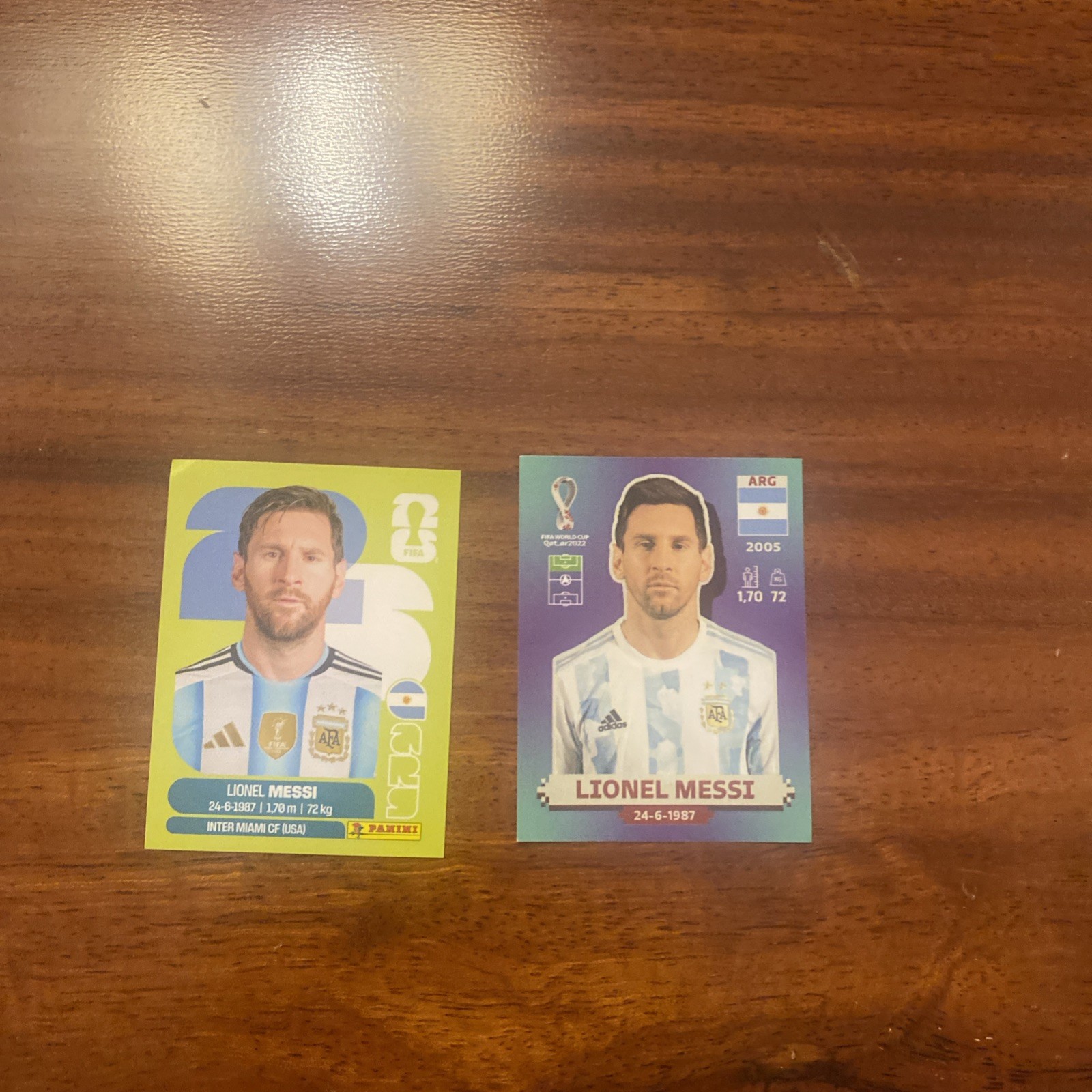 Lionel Messi Panini Stickers World Cup 2022 And 2026