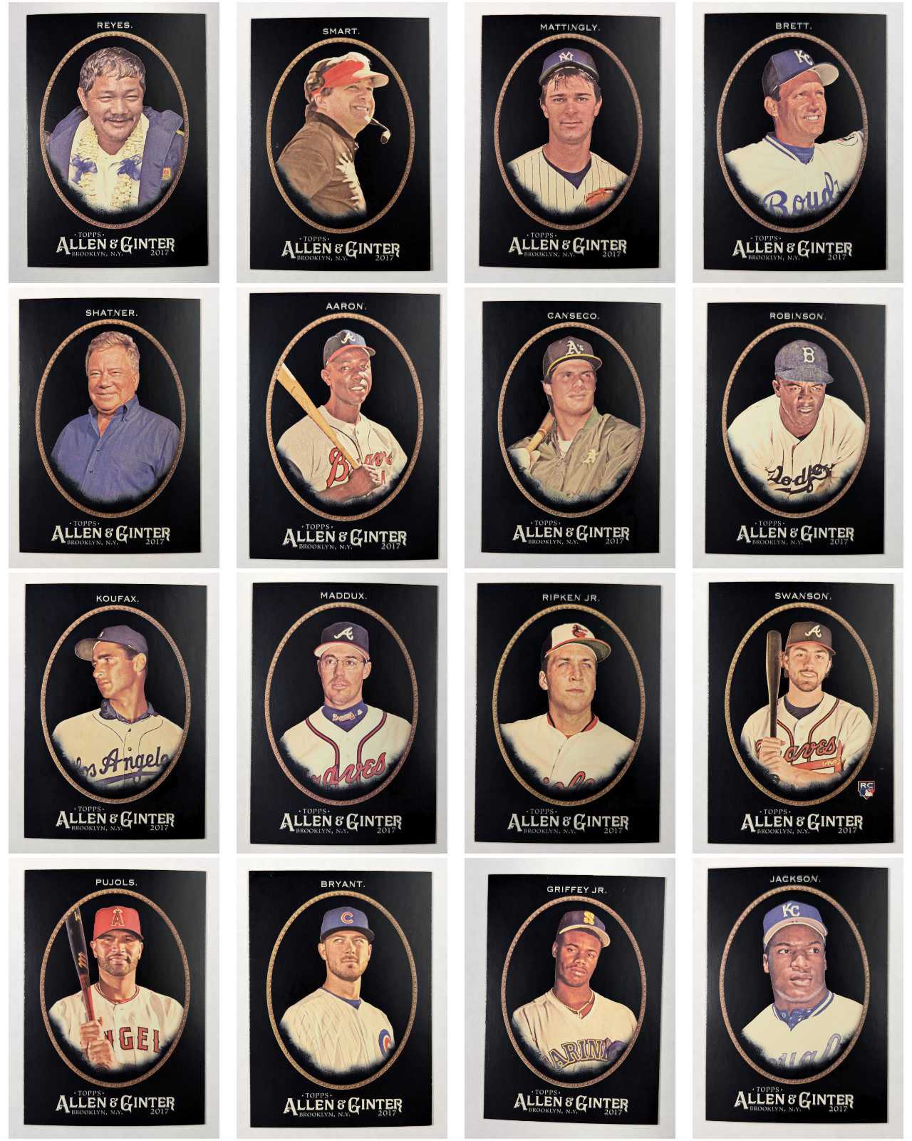 2017 Topps Allen & Ginter X Baseball Base Card #1-250 You Pick/Choose