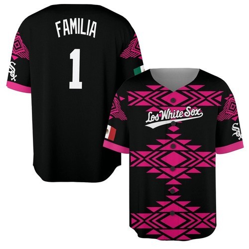 Custom Name White Sox Mexican Heritage Giveaway Jersey – All Size