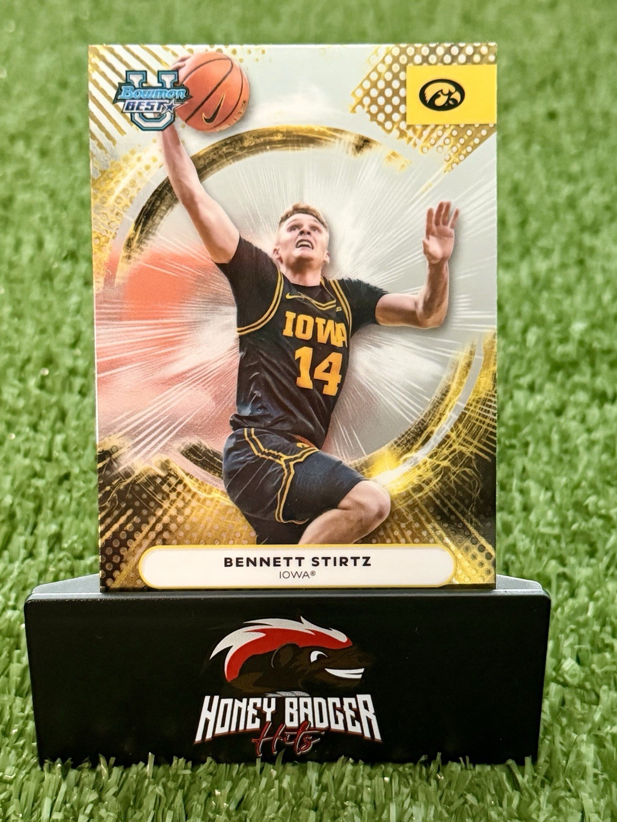 2025-26 Bowman Best U Bennett Stirtz Thunder Rookie RC Chrome