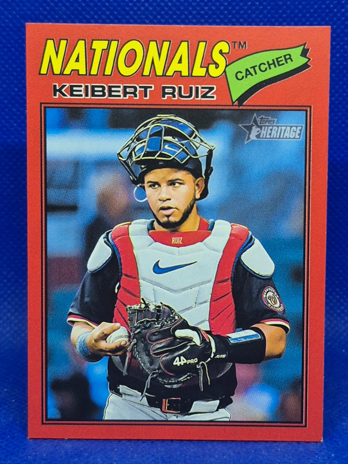 2026 Topps Heritage Keibert Ruiz Red Parallel #201