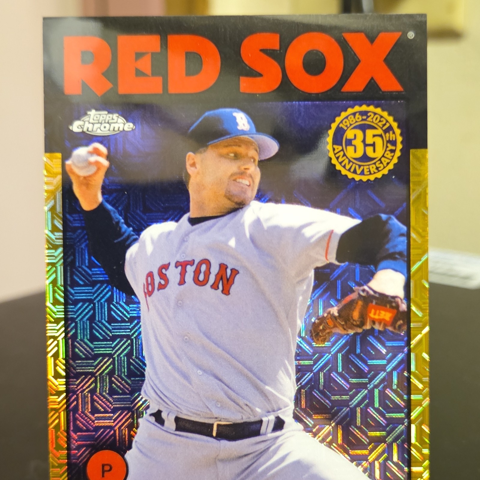 Topps 2021 Silver Pack 1986 Chrome Roger Clemens Red Sox Gold /50 #86BC-40