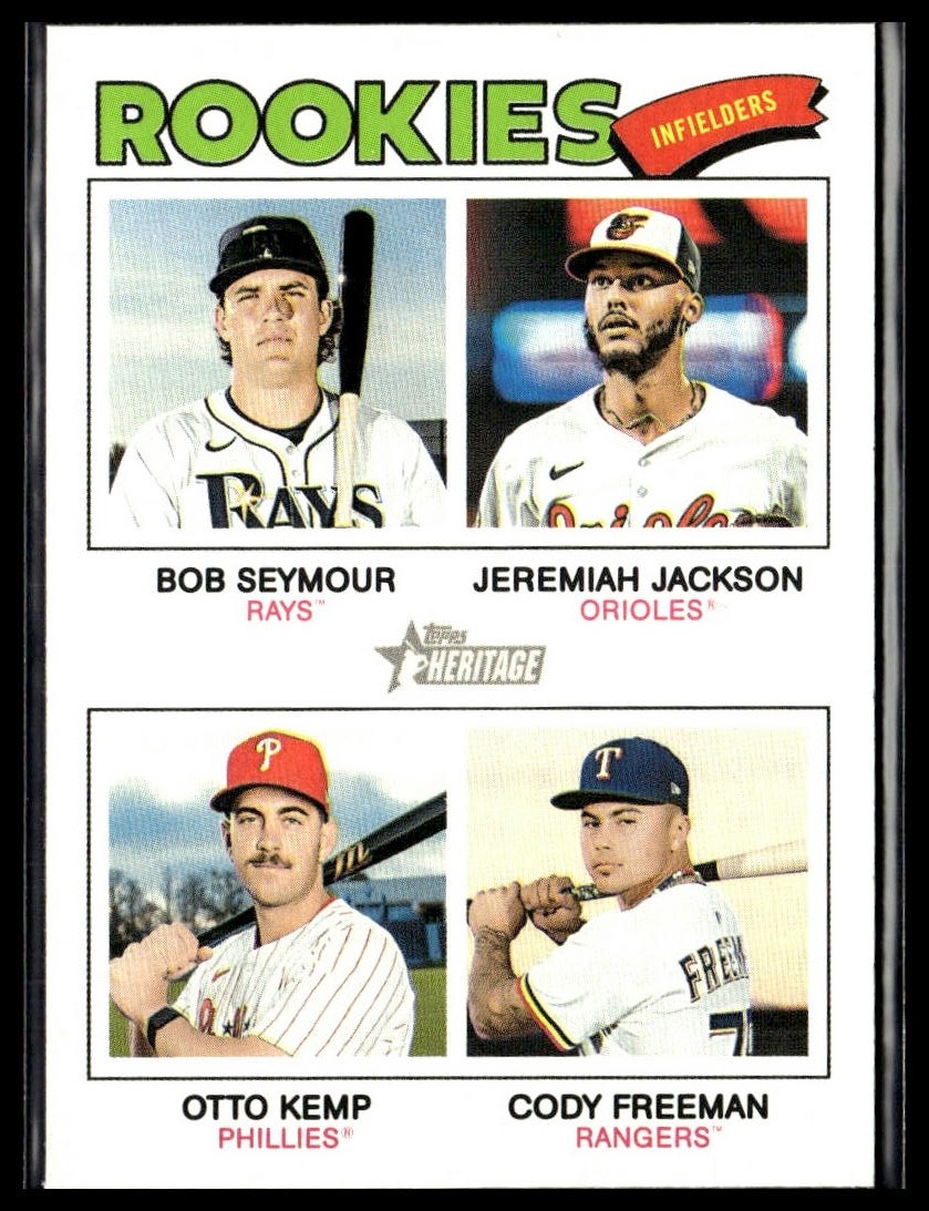 2026 Topps Heritage 377 Seymour Jackson Kemp Freeman RC Short Print SP