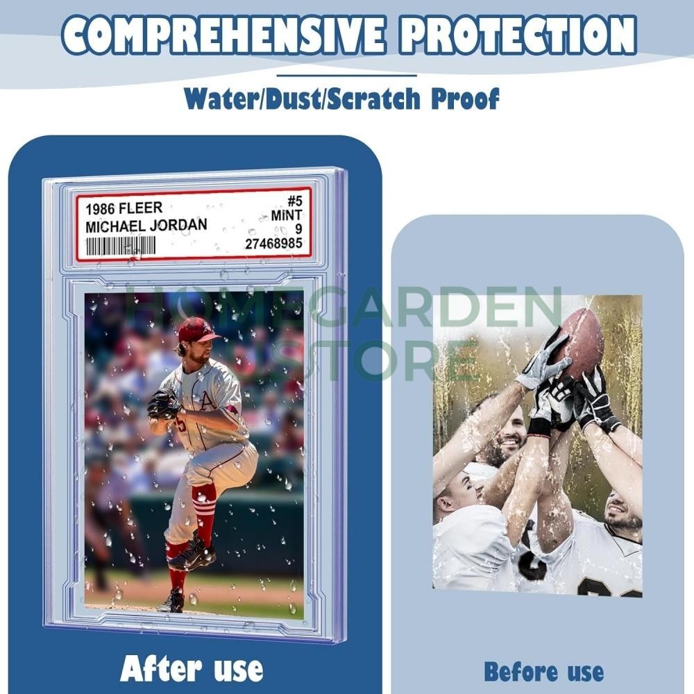 5PCS Empty Graded Card Holder PSA Style Slab For Pokemon 35PT Cards