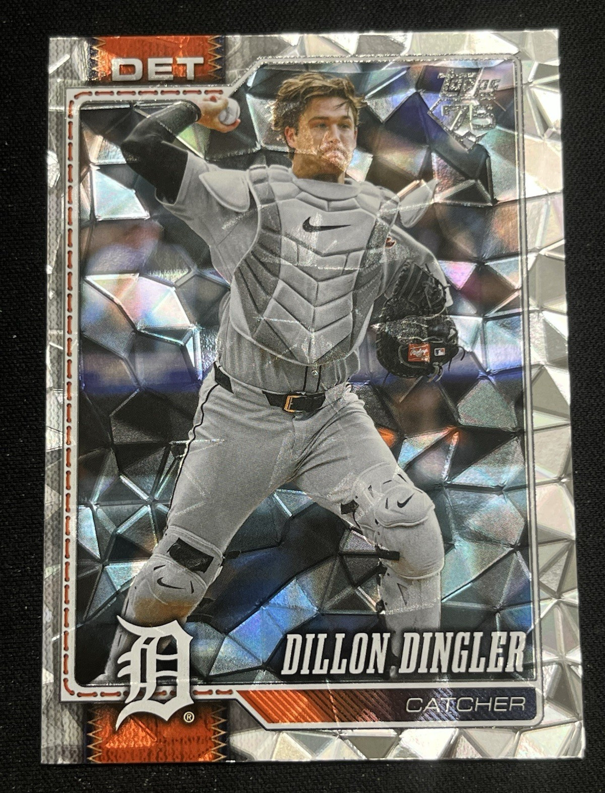 Topps Series Two 2025 Dillon Dingler Detroit Tigers Silver Diamante Foil #351