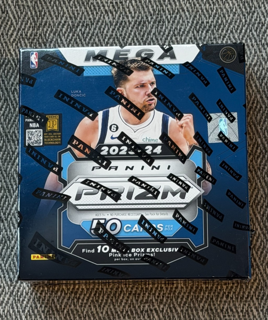 🔥2023-24 Panini Prizm NBA 🏀Basketball🏀 Mega Box Wemby RC? Pink Ice ✅️SEALED🔥