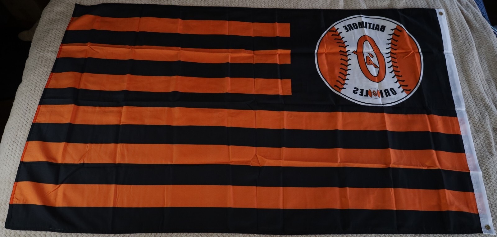 Baltimore Orioles 3×5 ft House Pole Flag Wall Banner MLB Baseball Decoration