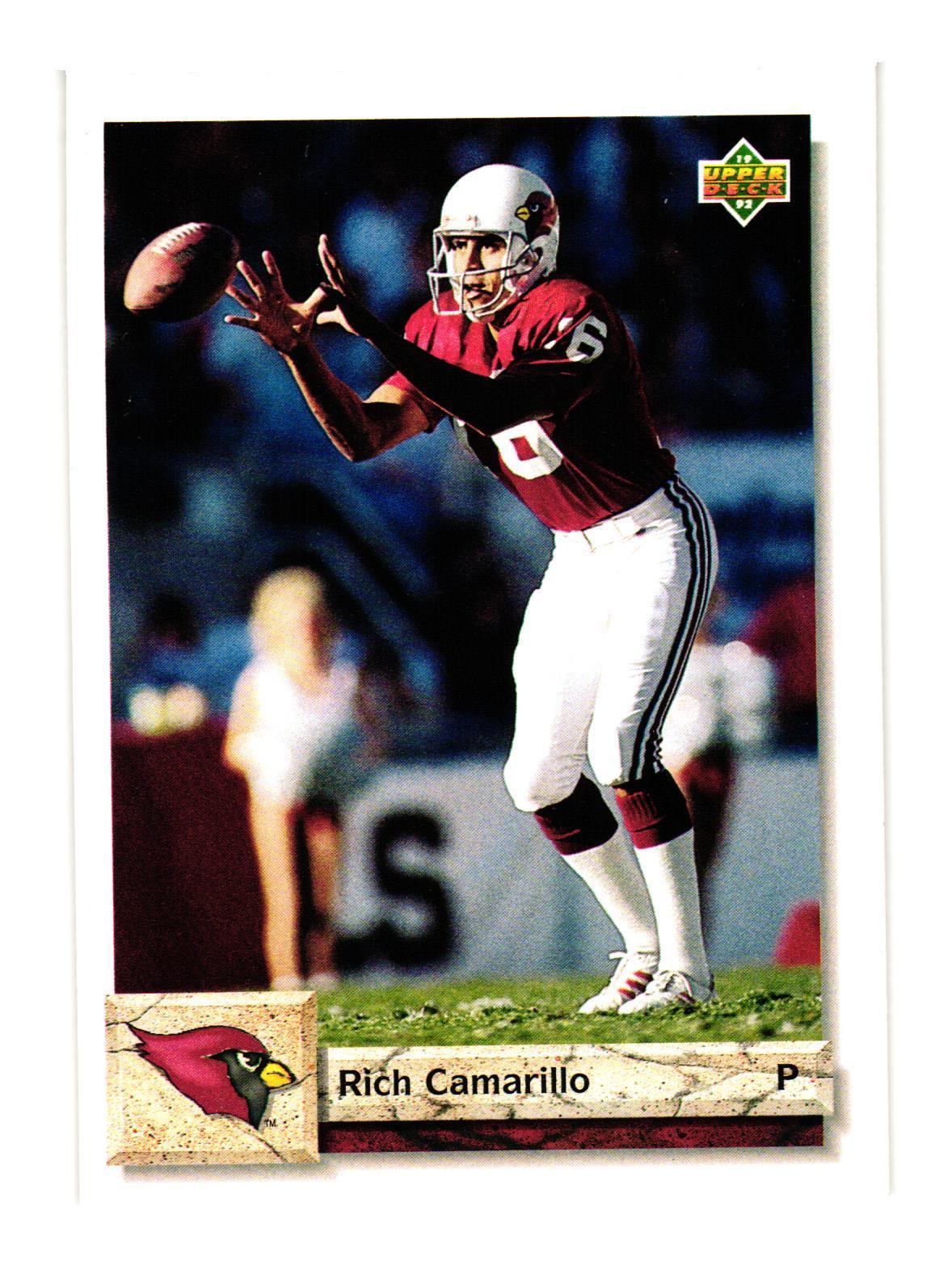 1992 Upper Deck #521 Rich Camarillo Phoenix Cardinals