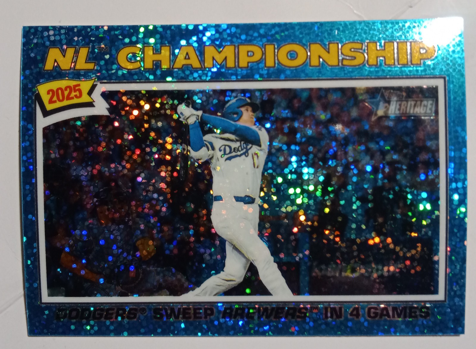 SHOHEI OHTANI 2026 Topps Dark Blue Glimmer Card LA Championship On Sale Now