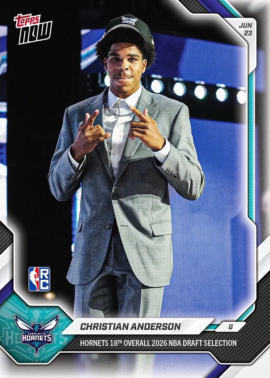 24-Card Bundle Draft Selection RC Dybantsa 2025-26 NBA Topps NOW Presale